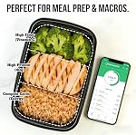 KUMD 40-Piece Réglé (20-Pack) 32oz Conteneurs de préparation de repas avec lids - Réutilisable 1 Compartiment Entreposage alimentaire & Conteneurs congélateurs, Micro-ondes / Lave-vaisselle en sécurité, BPA Gratuit