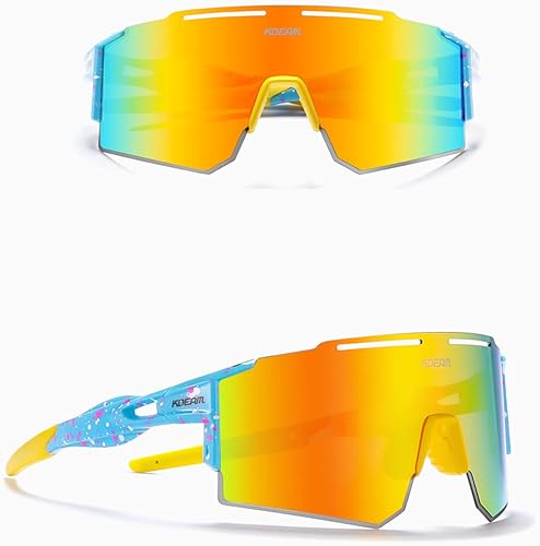 Miniatura 2 de ALSUZYIOT Gafas de sol polarizadas deportivas para mujeres y hombres, UV400, gafas de ciclismo, béisbol, correr, pesca, al aire libre, resistentes