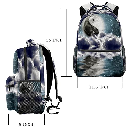 Sac à dos voyage avec porte-bouteille pour l'école et sorties - 2