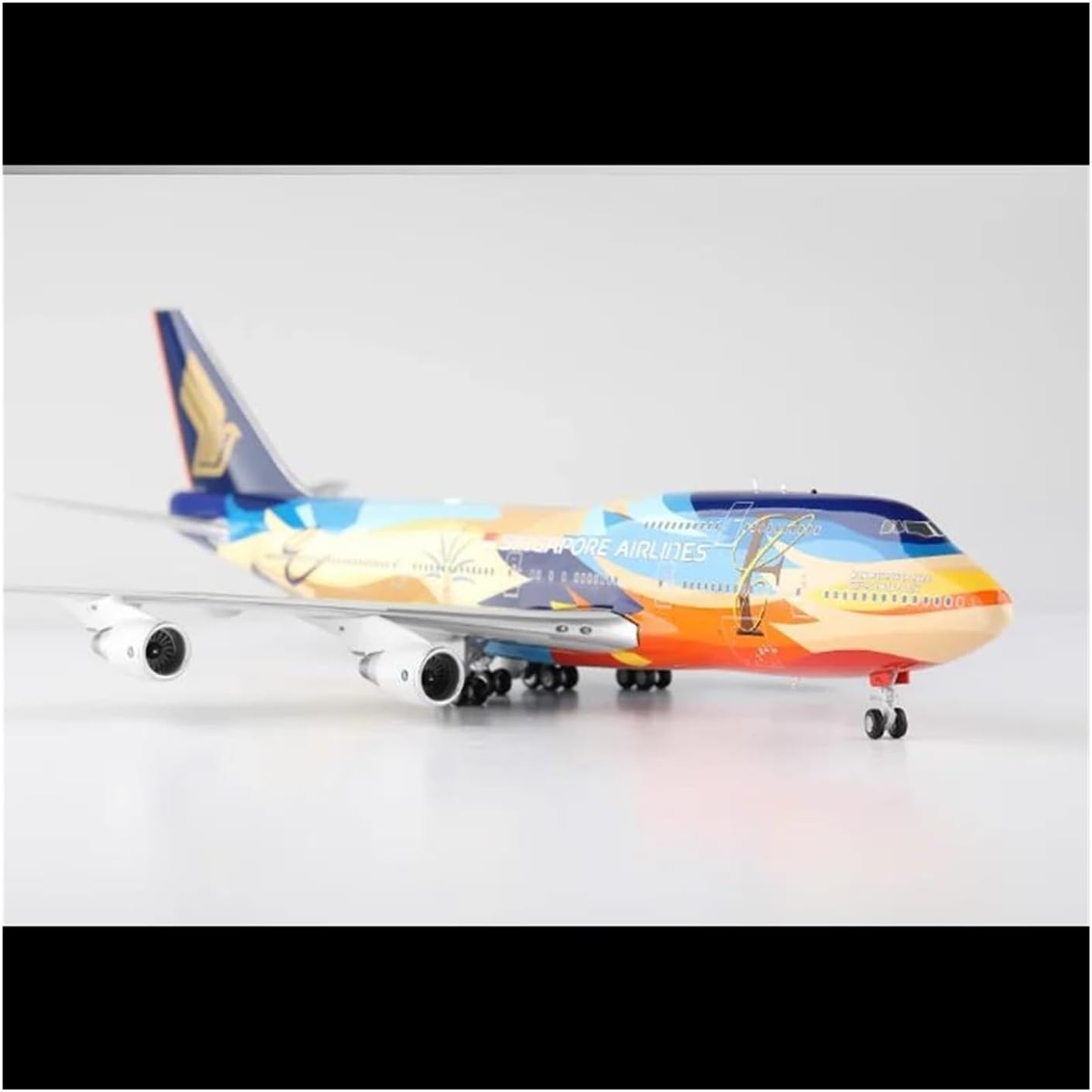 シンガポール航空 B747-400 エアプレーン 1:200 金属製飛行機模型 1