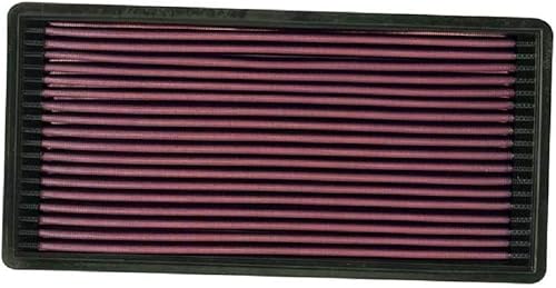 K&N Filtro de aire del motor Aumenta la potencia y remolque, lavable, Premium, Filtro de aire de repuesto compatible con JEEP 1987-2000 (Cherokee,