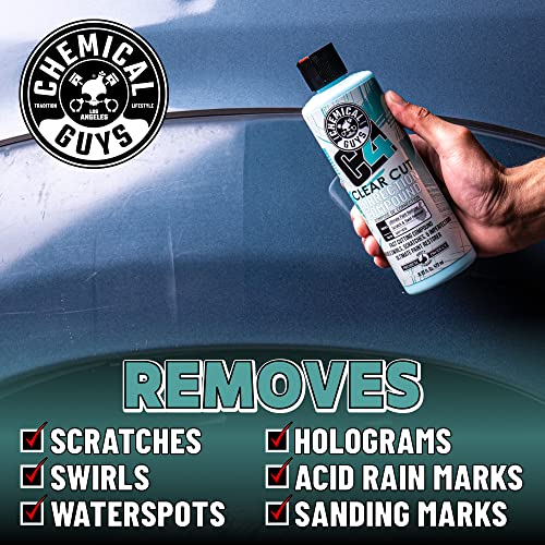 Chemical Guys Gap11616 C4 Clear Cut Correction Compound (Paint Correction - Fixes Scratches, Swirls & Holograms), 16 Oz. #TOP3
