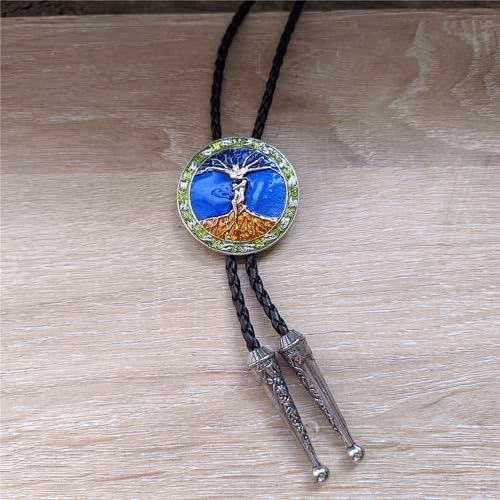 Image of Animal & Plant Bola Tie Bolo Tie Wedding Necklace for Men Women Groomsmen Western Cowboy Necktie