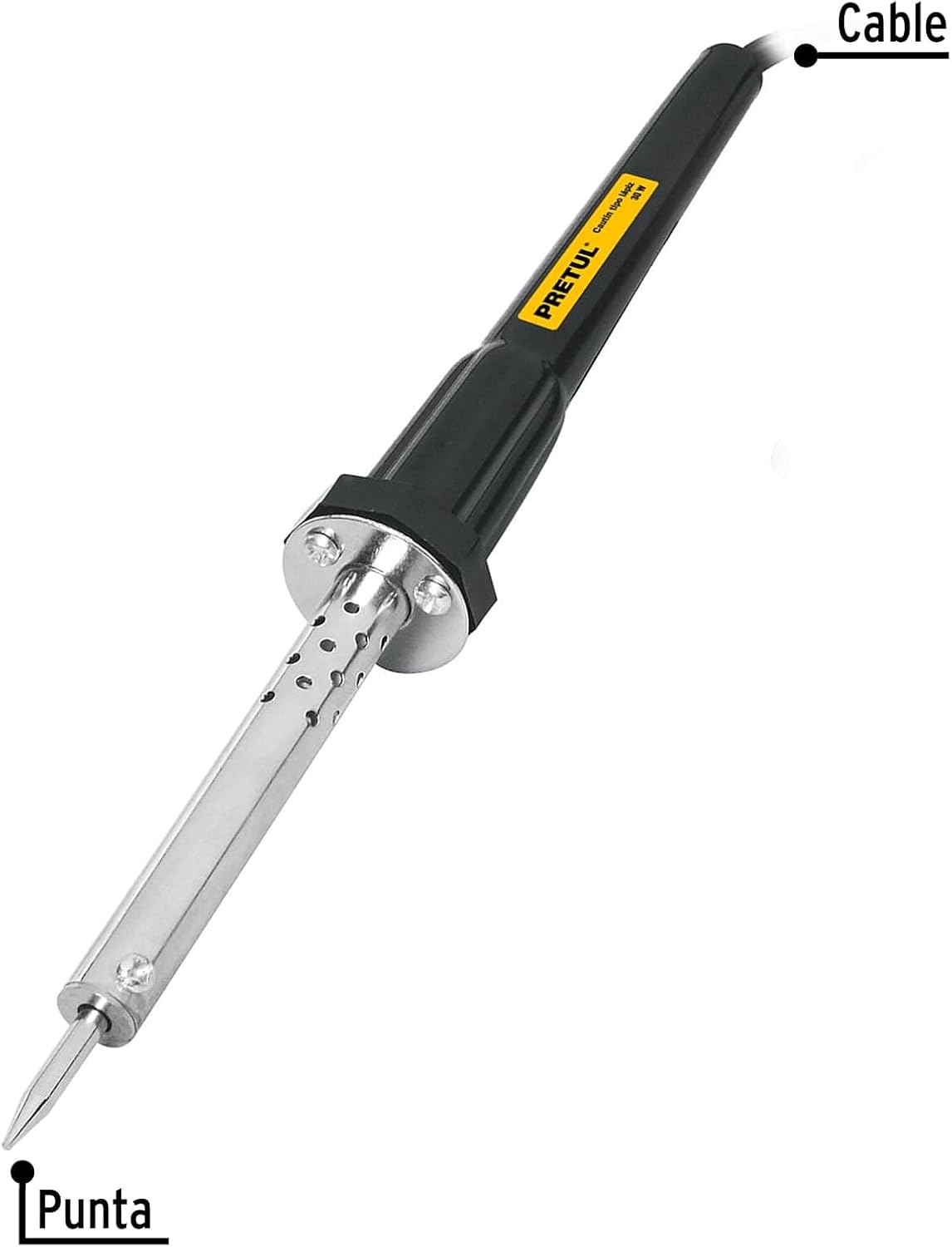 Pencil type soldering iron 30 watts without accessories, Pretul