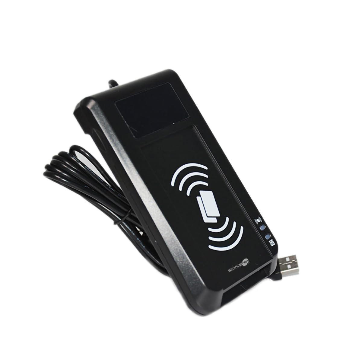 SIMPLETEK - Lector Smart Card Combo 2-en-1 NFC RFID Tag Universal LED