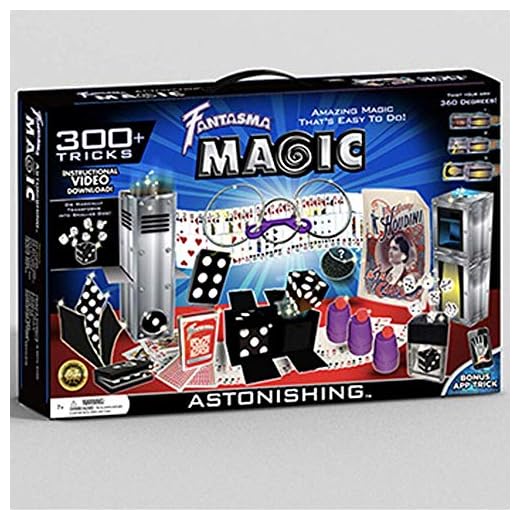 Fantasma Astonishing Magic Set with Instructional Video & Fully-Illustrated Manual - Learn 300 Fun Astonishing Magic Tricks - Adults & Children 7+