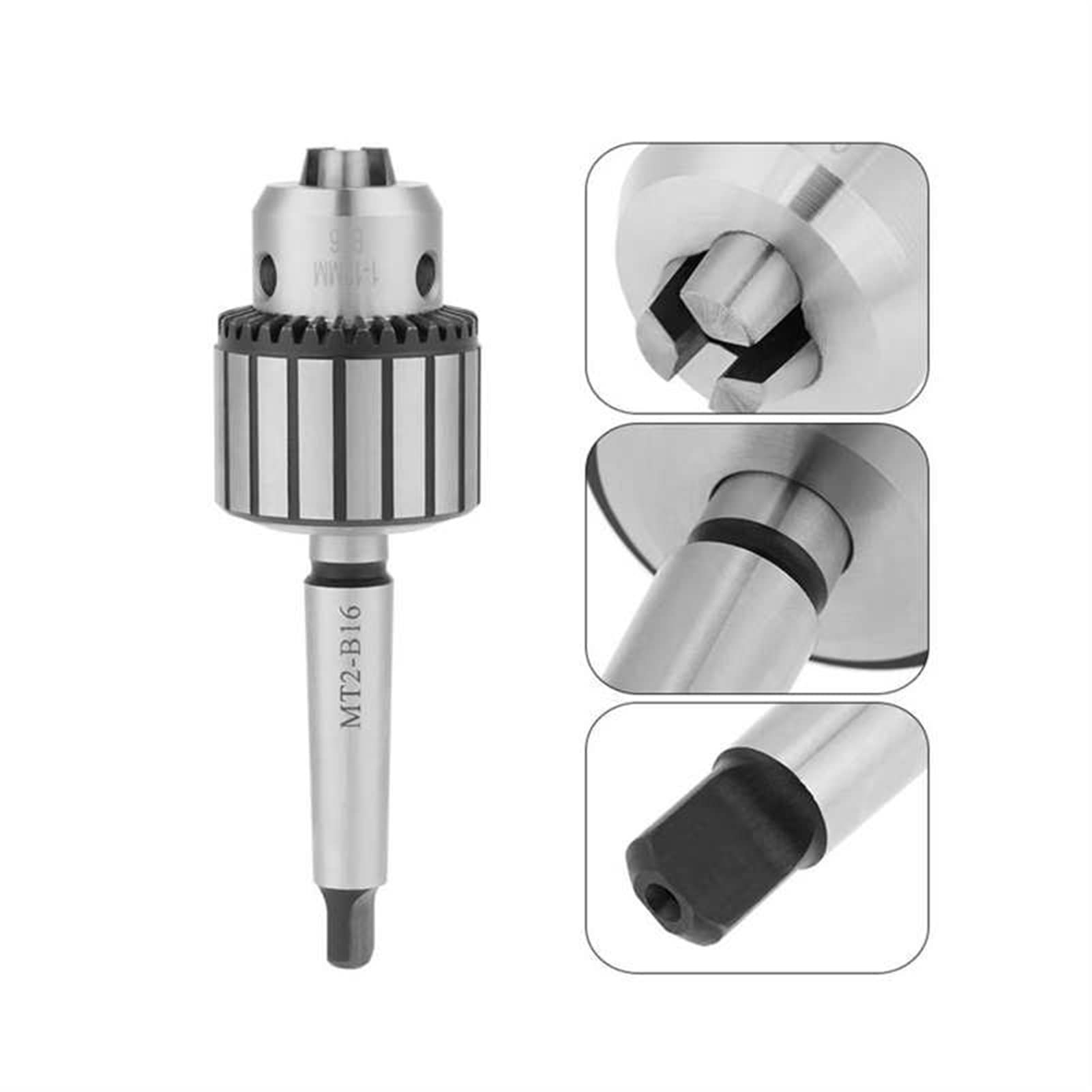 Uchwyt tokarski, Uchwyt wiertarski B16 1-13mm MT2. Arbor Typ Wiertła Chuck Mini Tokarki Akcesoria Narzędzia