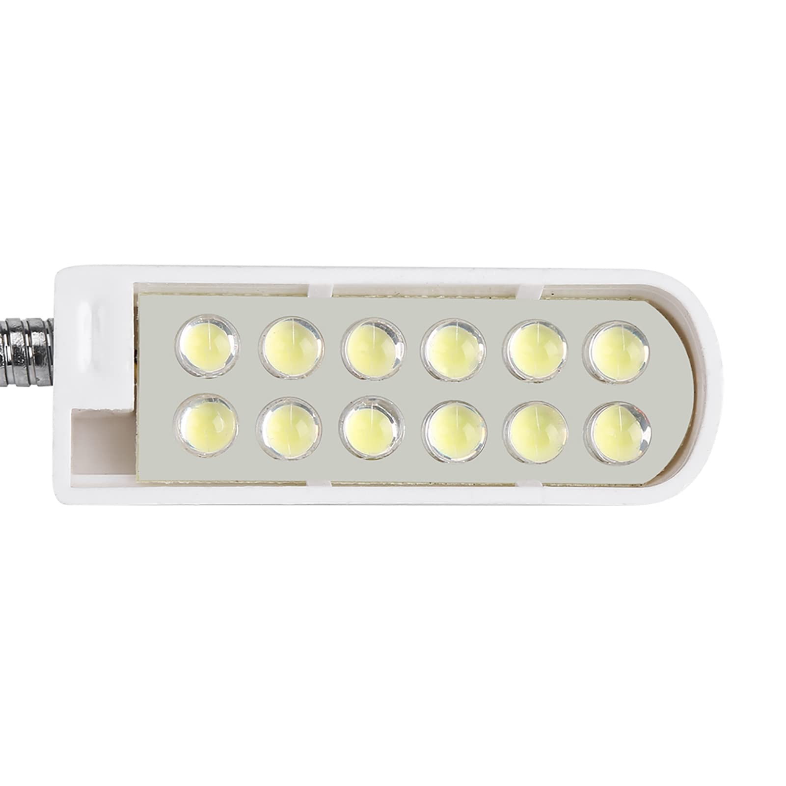 Lampada LED per macchina da cucire, AC110-250V Lampada flessibile con luce magnetica a 12 LED per macchina da cucire(EU Plug) Luci della macchina da cucire Luce a led per macchina da cucire
