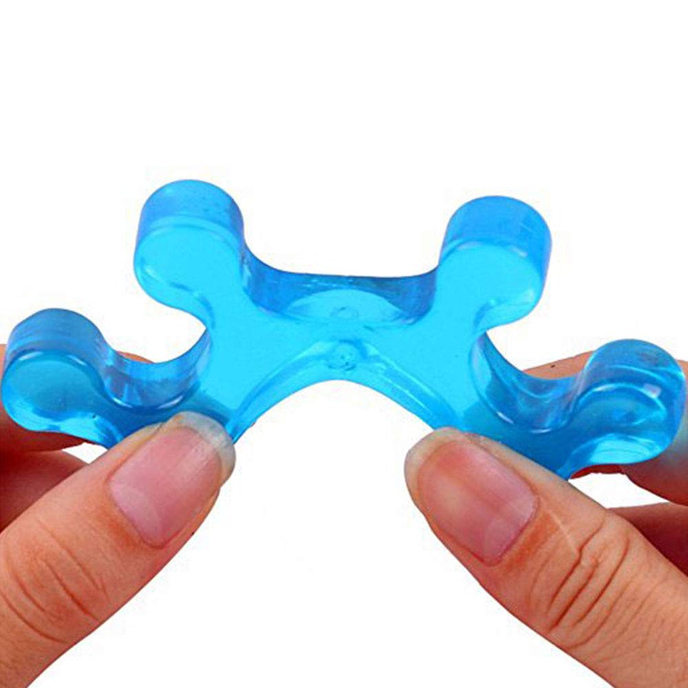 Pedimend żel silikonowy separator palców – separatory palców do nakładających się palców – prostownica do palców – unikaj wyciskania palców – poprawa krążenia krwi – unisex – pielęgnacja stóp (cztery pary)