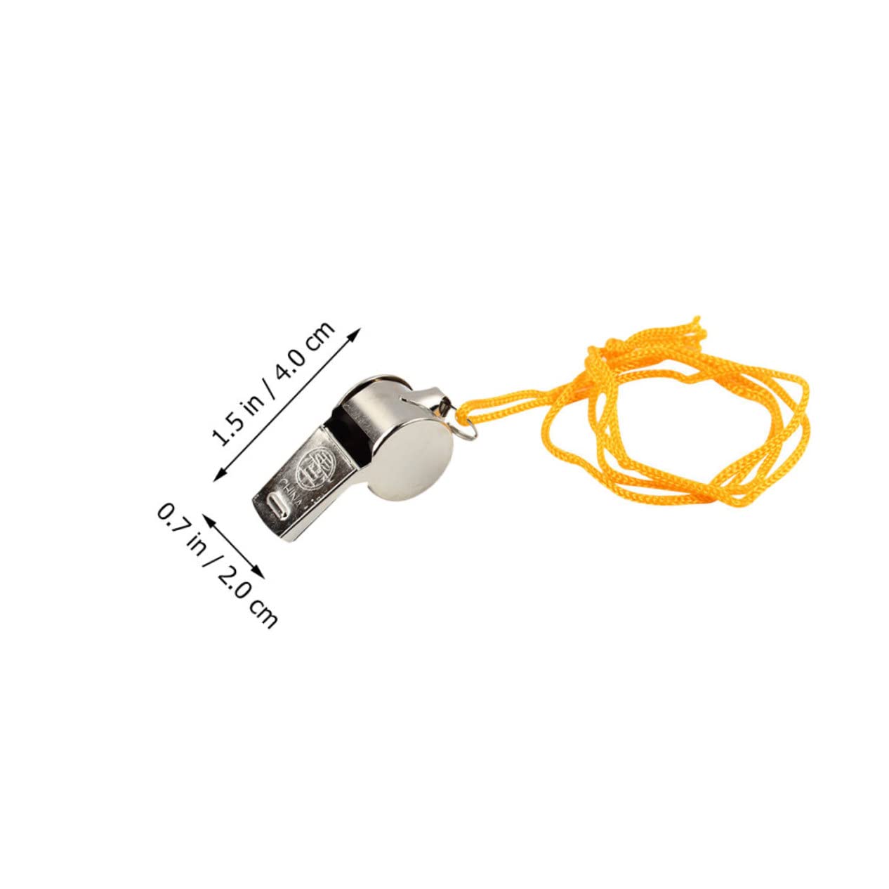 BESPORTBLE 12Pcs Emergency Whistle Loud Survival Whistles for Camping Hiking Sports Durable Keychain Hanging Decor for Outdoor Activities