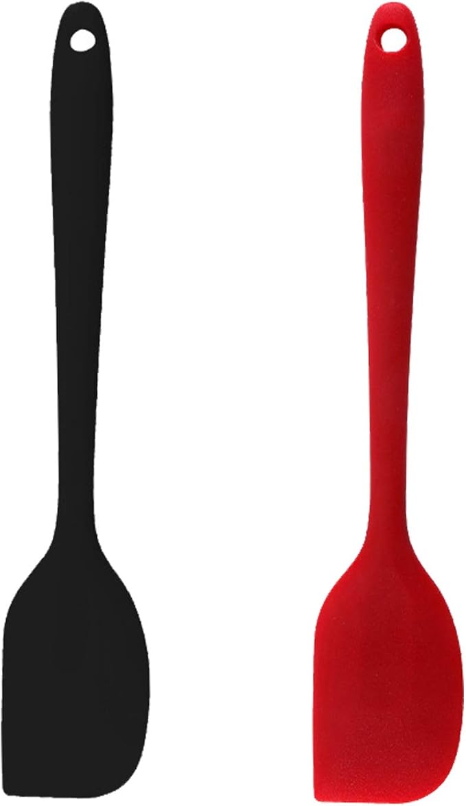 2PCS Large Silicone Spatulas Heat Resistant Spatula Set 28Cm Seamless