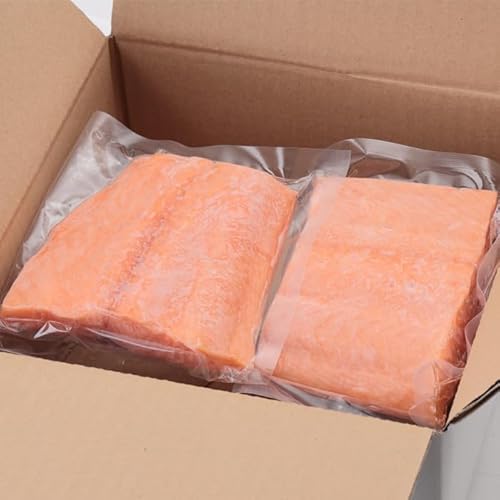 [北海道根室市] [年内配送品(12/17決済分まで)]生食可アトランティックサーモン2P(計400〜500g) G-81001[配送月(年明け含む)の指定は不可]