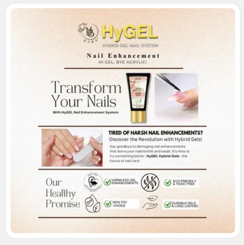 HyGEL Hybrid Nail Gel Nude Skin Collection 60 ml miniatura 4