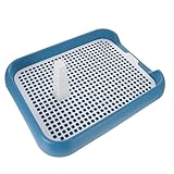 COOLHIYA Dog Indoor Toilet Mesh Dog Toilet with Anti-Slip and Anti-Slide Features for Indoor Litter Housetraining Sturdy PP Material