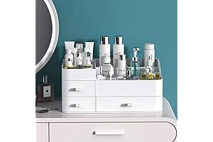 7Penn Makeup Organizer for Vanity, Large Capacity Bathroom Cosmetic Organizer