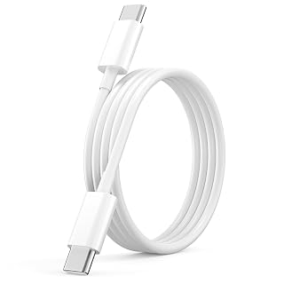 Car Carplay Cable, USB C to USB C Fast Charging Cable, 60W Type C Charger Fast Charging Cord for Apple iPhone 17/16/15 Pro Max Plus/MacBook Air/Pro, iPad Pro 12.9/11 3FT (White) - Amazon product rated Grade A