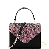 Mini Top-Handle Retro Box Flap PU Leather Satchel Crossbody Leopard Snake Neon (1Plain Top-Handle -
