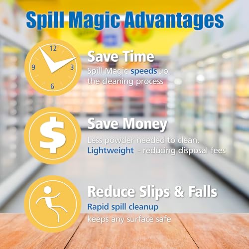 Image of Spill Magic Absorbent Powder,White,9 inch L SM106-1 Each