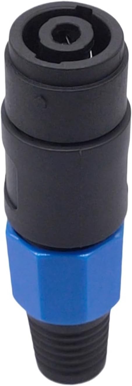 Speakon Connectors 4 Pole Male Plug Audio Speaker Powercon Connector(T-Long Blue-K)