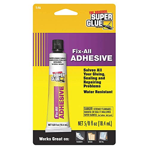 Super Glue Pack of 2 Fix-All Adhesive, 5/8 fl oz Tube