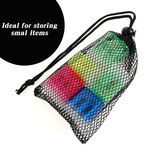 12 Pcs Mesh Bags Nylon Drawstring Bags with Cord Lock Closure Portable Travel Stuff Storage Bag Closure Delicates Laundry Bag Small Gym Bag for Travel Cosmetics Washing Machine Bag3