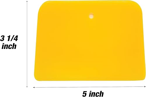 Miniatura 14 de LAUCO Esparcidores amarillos de relleno de carrocería (paquete de 100) – Tamaño 6 pulgadas reutilizable esparcidor de plástico para rellenos