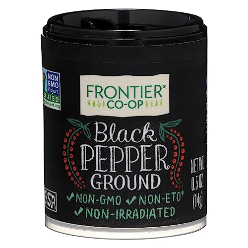 Frontier Ground Black Pepper, 0.5 Oz #TOP11