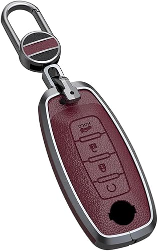 Miniatura 7 de ontto Funda para llave de automóvil de 4 botones para Nissan 2023 2024, funda inteligente para llave remota, guante antiarañazos para Rogue