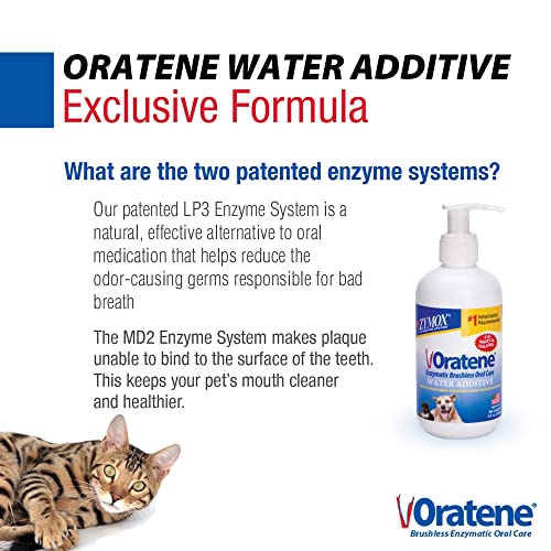 Pet King Brands Zymox Oratene Enzymatic Brushless Oral Care Water Additive, 8Oz #TOP5