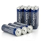 LIMIOCASA AA Batteries 12-Pack, Alkaline Batteries with 10-Year Shelf Life, Leak-Proof for Long-Lasting Power in Wireless Mice, Keyboards, Remote Controls, Toys & More