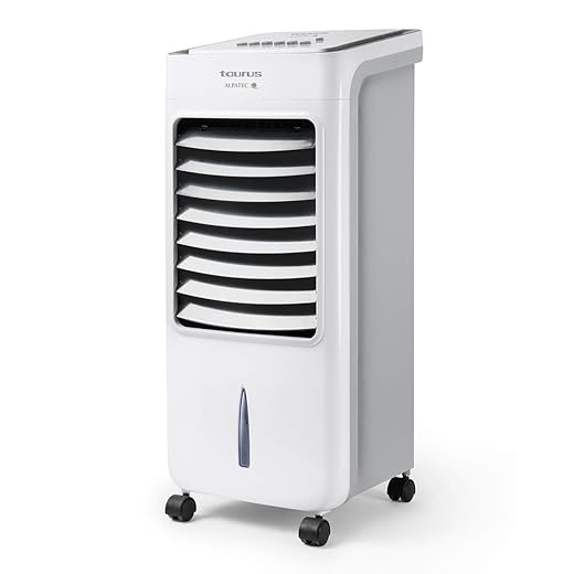 Taurus R850 Ventilador humidificador, 3 velocidades y Modos, Temporizador 7h, 7 L, Mando a Distancia, 1 W, 1 Cubic_Centimeters, 1 Decibelios, Plastic, Único