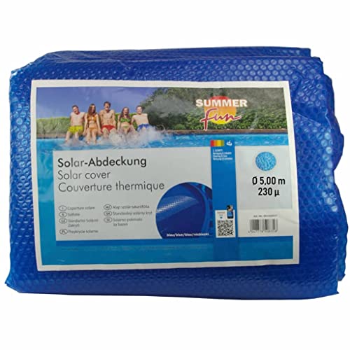 Summer Fun Cubierta Solar Para Piscina De Verano Redonda Pe Azul Protectora
