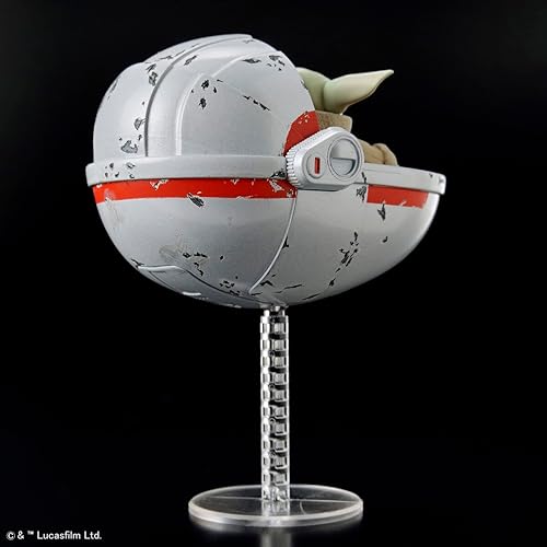 Miniatura 10 de Bandai Hobby - The Mandalorian - Grogu, Bandai Spirits Star Wars - Kit de modelo de personaje 1/4