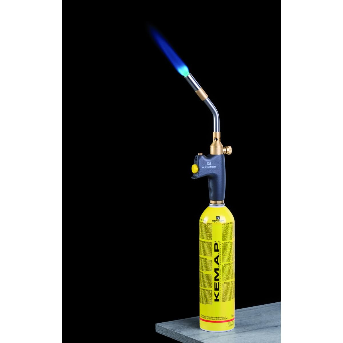Valigetta Cannello lampada saldatura professionale + 2 bombole gas kemap