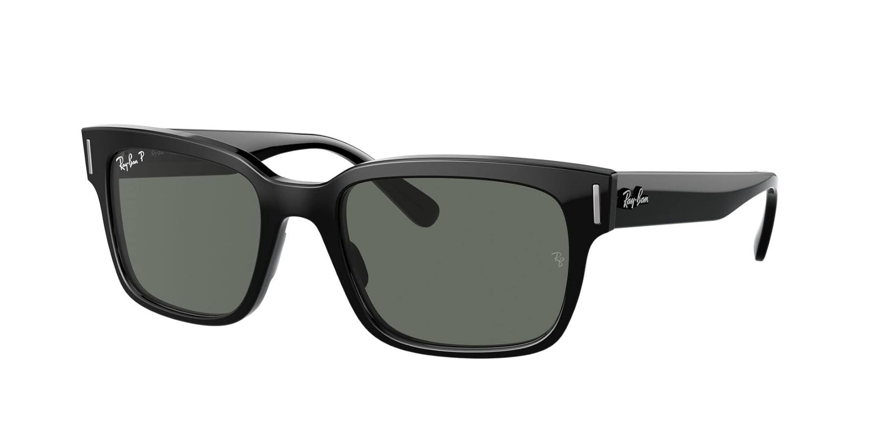 【美品】Ray-Ban RB2190 JEFFREY サングラス Ray-Ban Men's RB2190 Jeffrey Square Sunglasses, Black/G-15