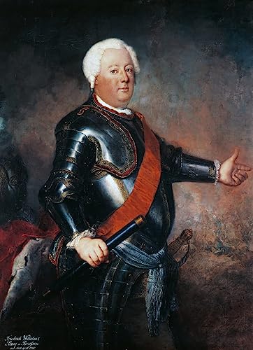 Portrait Frédéric-Guillaume Ier de Prusse par Pesne : rompez la monotonie de vos murs
