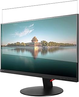 Puccy 2 Pack Anti Blue Light Screen Protector Film, compatible with lenovo thinkvision T24I-19 23.8" Display Monitor TPU Guard （ Not Tempered Glass Protectors ）