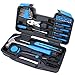 EFFICERE 40-Piece All Purpose Household Tool Kit – Includes All Essential Tools for Home, Garage, Office and College Dormitory Use