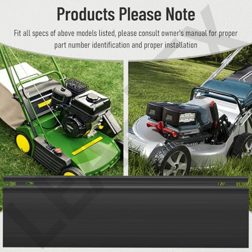 Trailing Shield Flap - Lawnmower Compatibility
