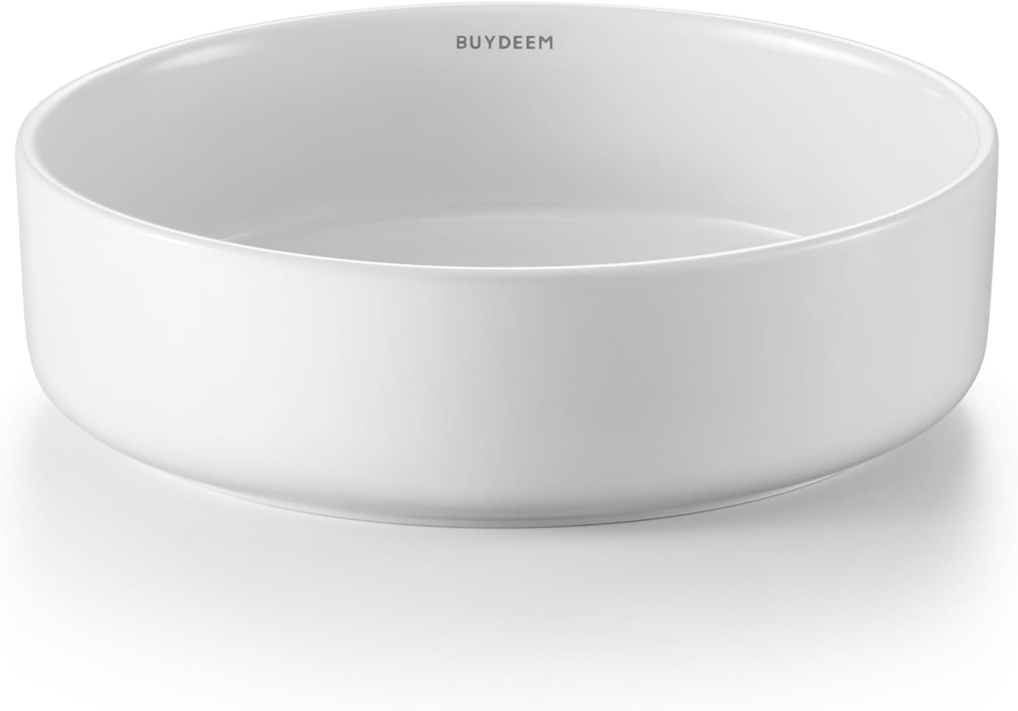 BUYDEEM CT2012A1 Ceramic Steaming Plate, White