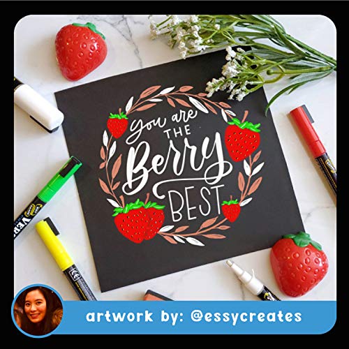 Versachalk Neon Liquid Chalk Markers For Blackboards (8 Pack, 3Mm, Fine Tip) - Erasable Washable Chalk Pens For Chalkboard Signs, Windows, Glass, Events, Schools, Office Supplies, And Business #TOP7