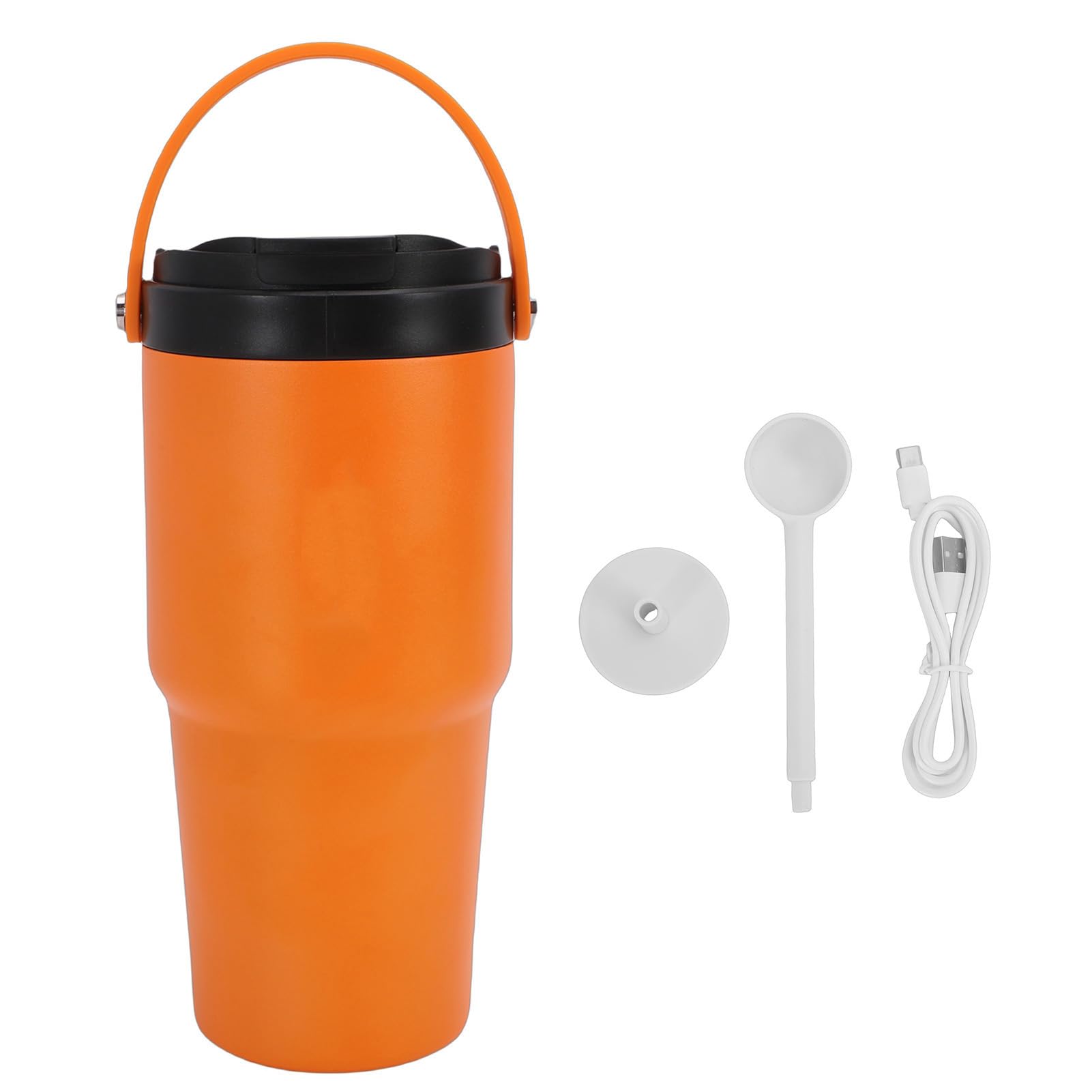 Portátil con Carga USB, Taza de Extracción de café Eléctrica, Acero Inoxidable Duradero, 600ml para Entusiastas de Viajes y Actividades Al Aire Libre