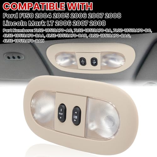 Lámpara LED de lectura para Ford F150 2004-2008 Beige miniatura 2