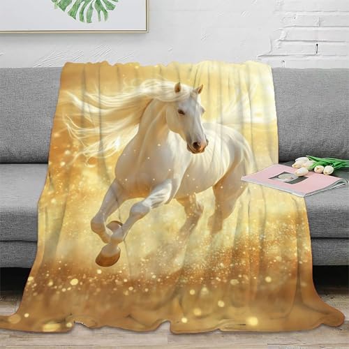 Couverture plaid cheval pour réchauffer le cœur des petits et grands - 3