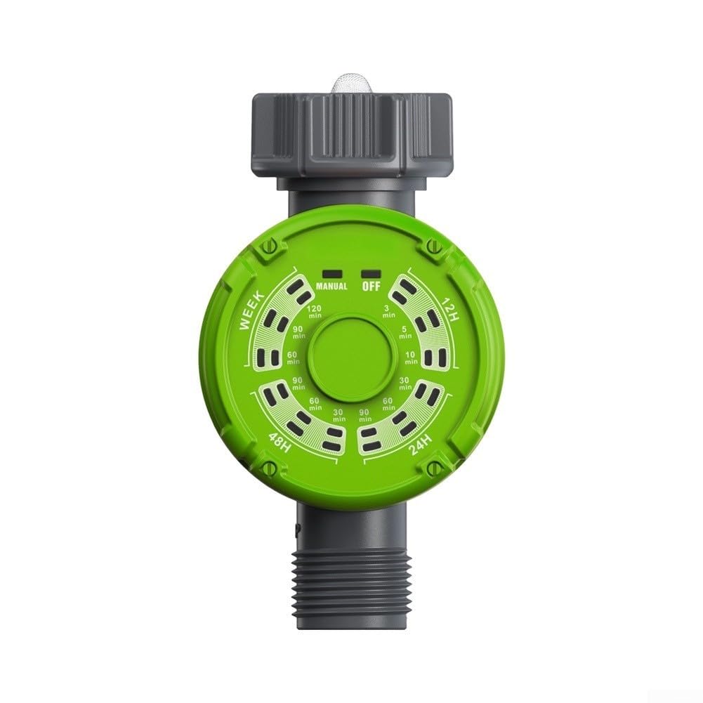 Ordinateur d'arrosage en plastique ABS robuste Vert (A)