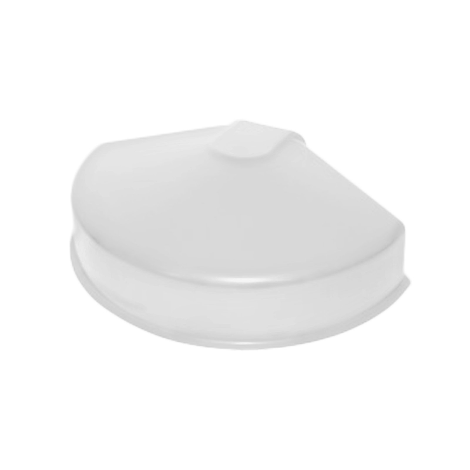 White Sunwood Spider Top Cap STST Plastic Radius Ridge End Capping