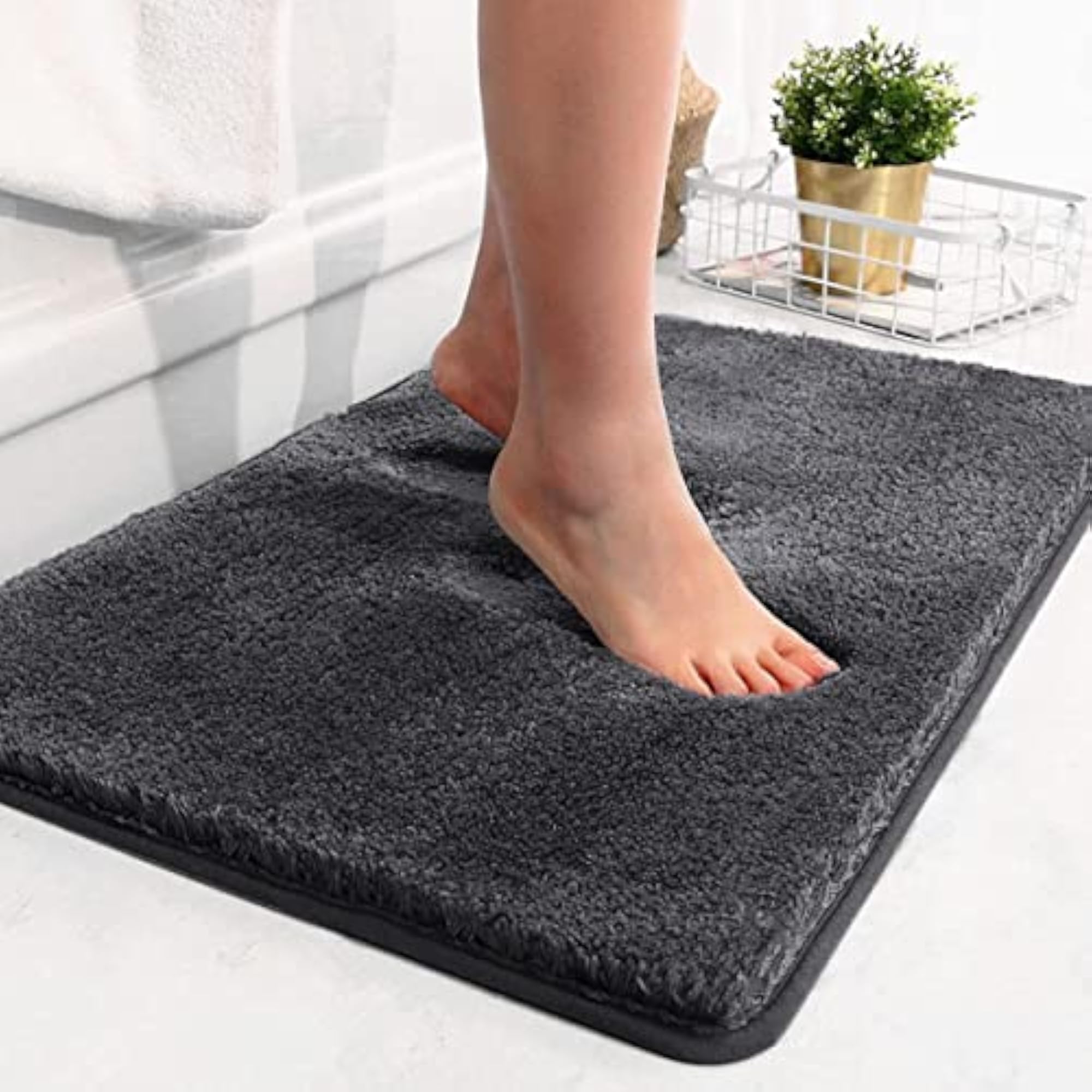 Microfiber Water Absorbent Bath Mat, Big Size