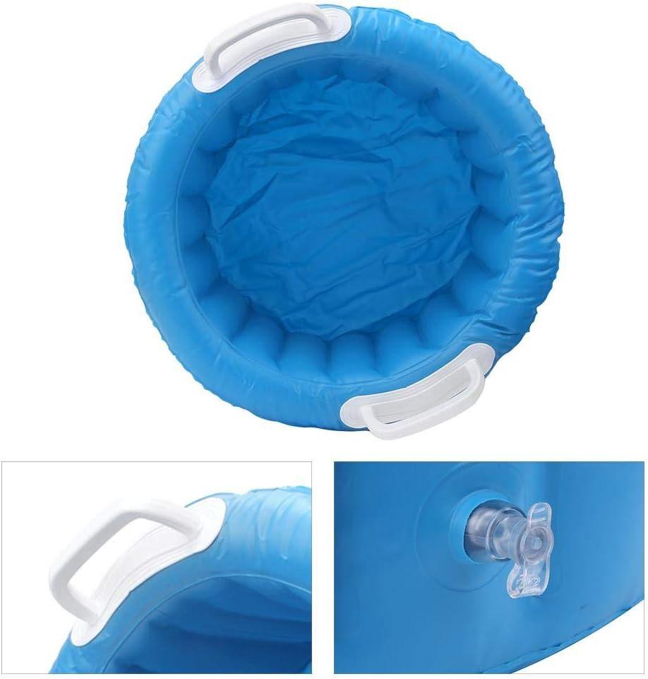 Alomejor Inflatable Basin Footbath Foldable Inflatable Travel Spa Foot