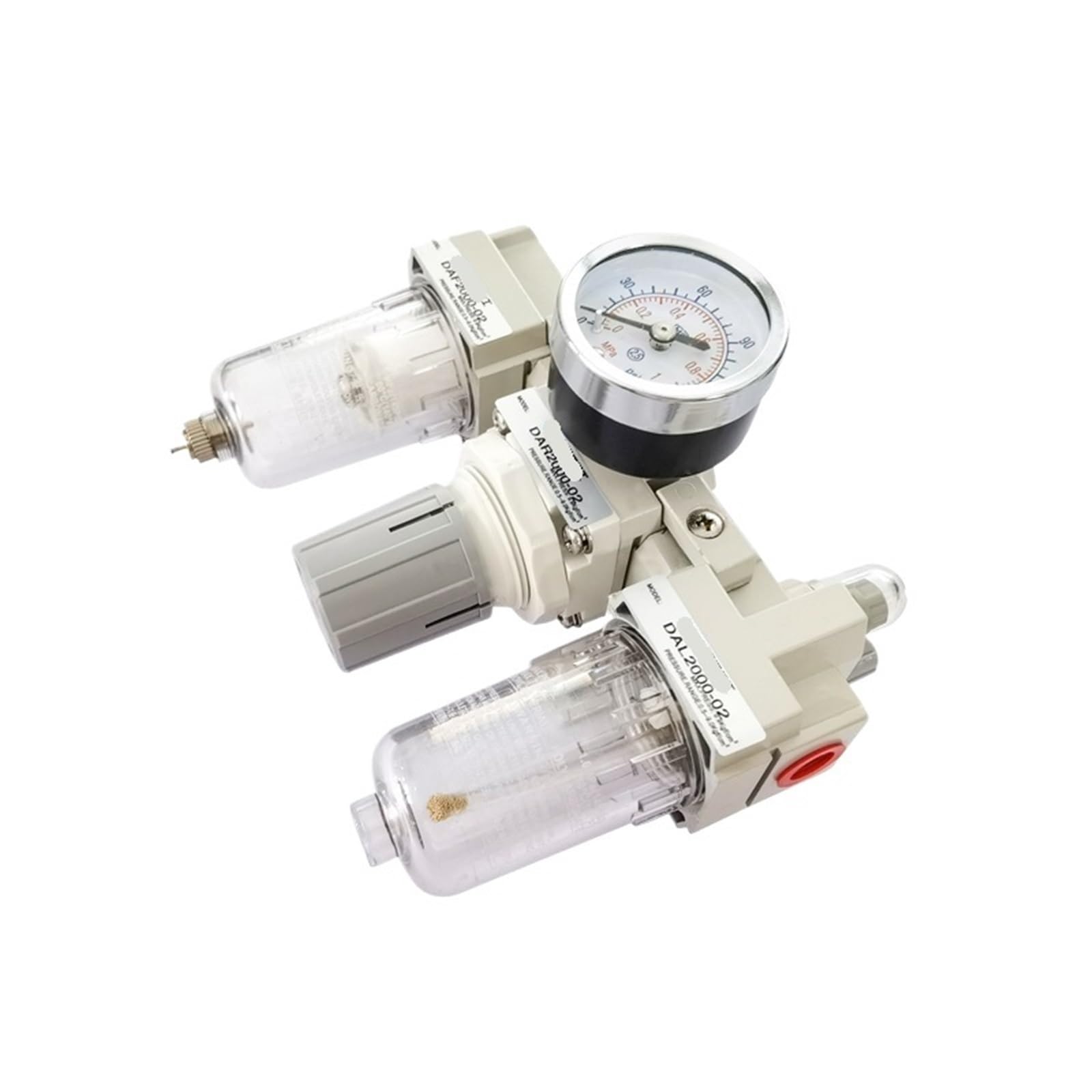 Jwvialel Ac2000-02 Ac3000-03 Ac4000-04 Air Source Processor Regulator Compressor Filter Relief Valve Sanlian Pieces Oil Separator 1Pcs(,Copper Filter)