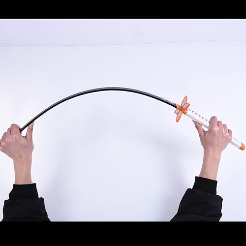 Miniatura 10 de ZiQing Handmade Anime Samurai Sword, Agatsuma Zenitsu Sword&Kamado Tanjirou Sword&Rengoku Kyoujurou Sword 41-inch Various Styles are Available